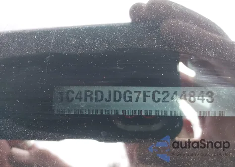 2015 Dodge Durango Limited z USA, uszkodzony, nr VIN 1C4RDJDG7FC244843